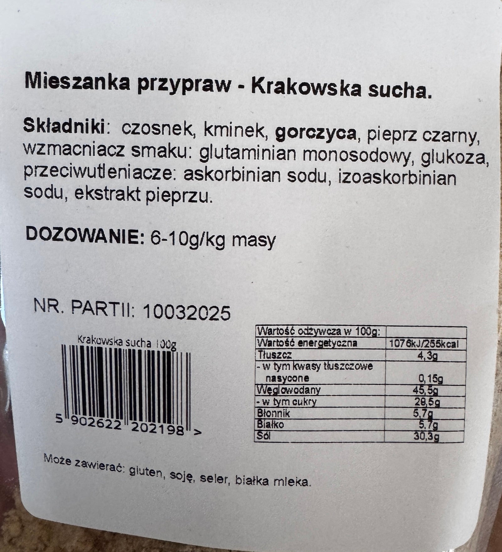 koncentrat krakowska sucha