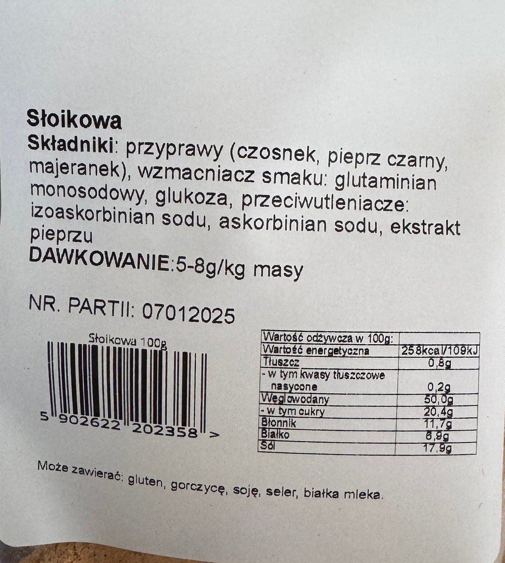 koncentrat słoikowa