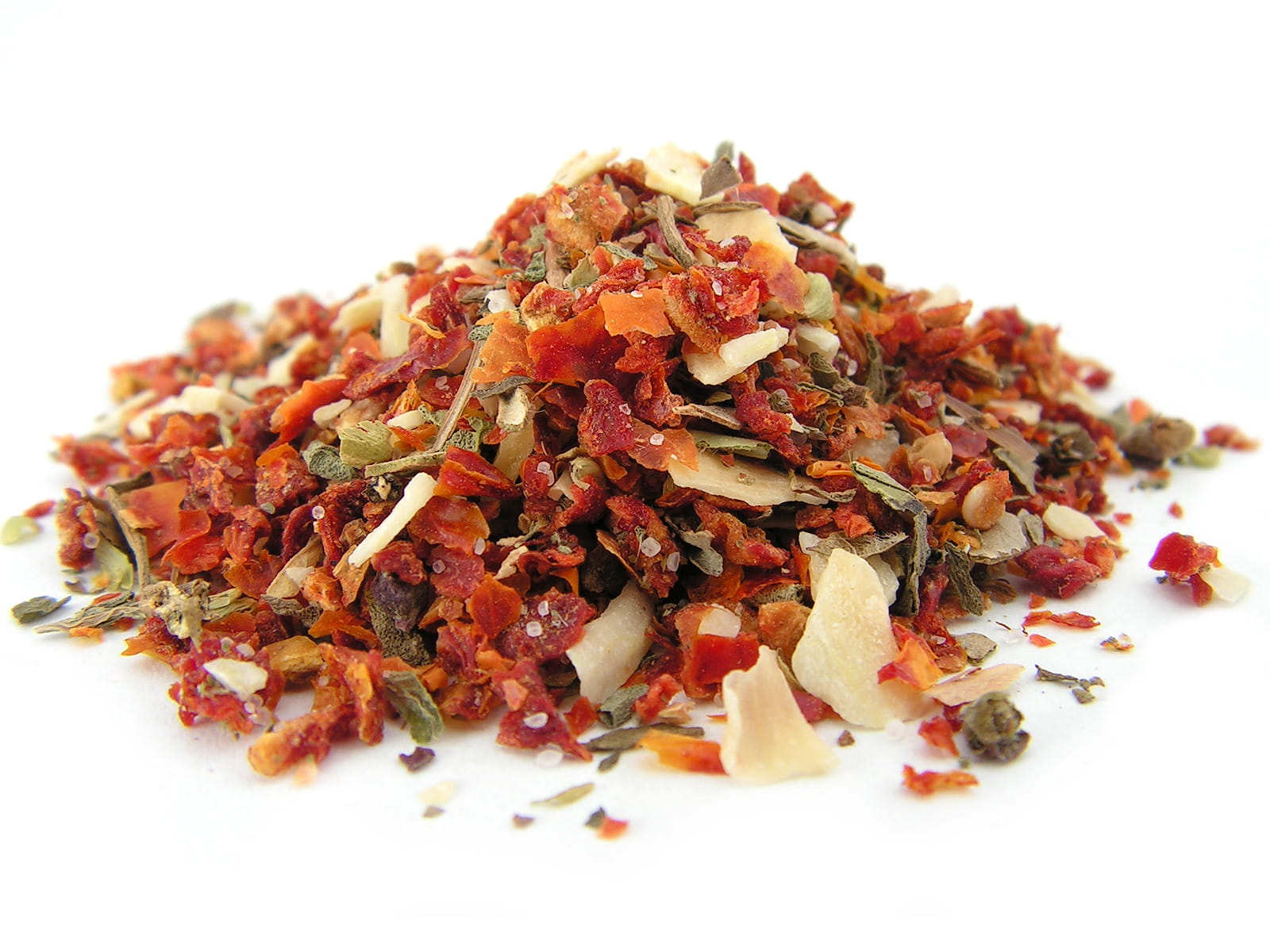 pomidor z czosnkiem bazylią i oregano